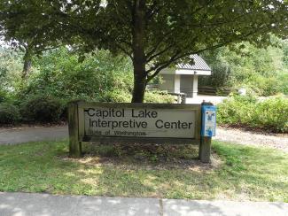 Interpretive Center Welcome Sign