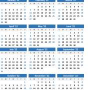 Work Performance Calendar Thumbnail