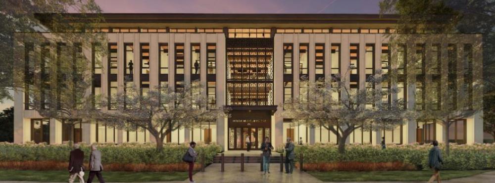 An artist rendering of the Irv Newhouse building replacement.